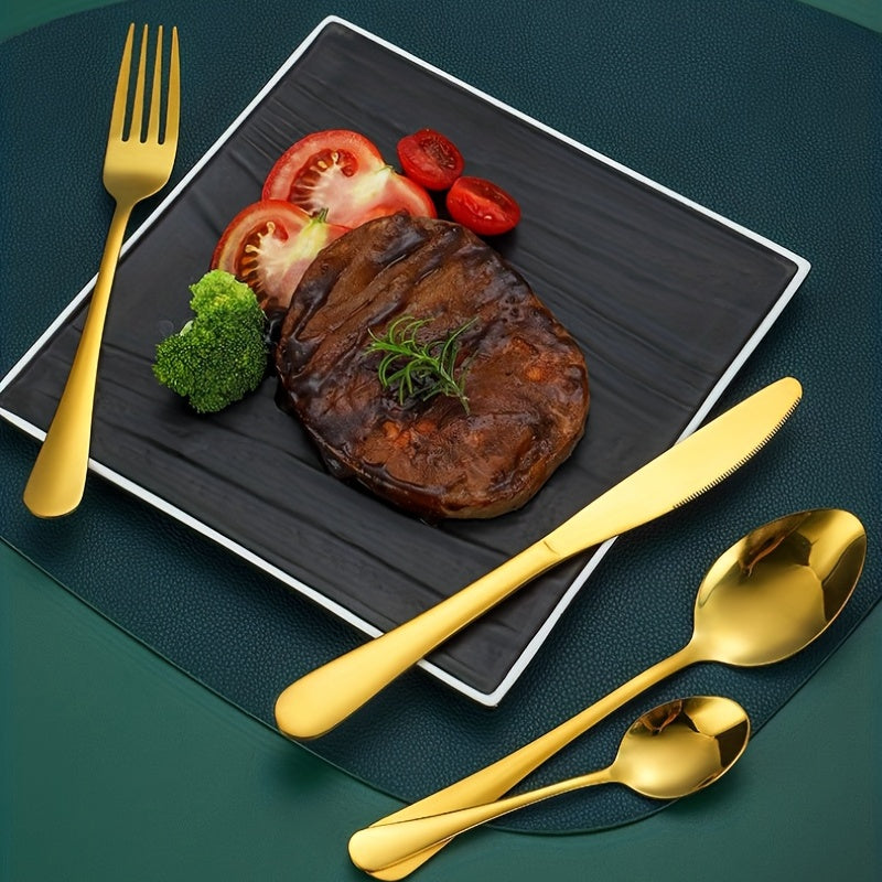 16pcs Stainless Steel Cutlery Set for Dining and Restaurant