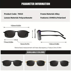 RoyalHot Polarized Rectangle Frame Sunglasses 70015