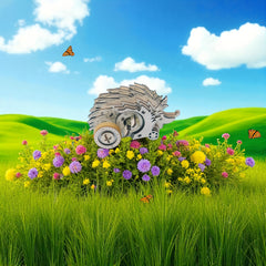 Self-Propelled Hedgehog 3D Wooden Puzzle Kit