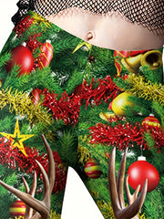 Holiday Print Yoga Pants for Women