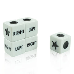6pcs Dice For Left Right Center Game Board Games Accessories