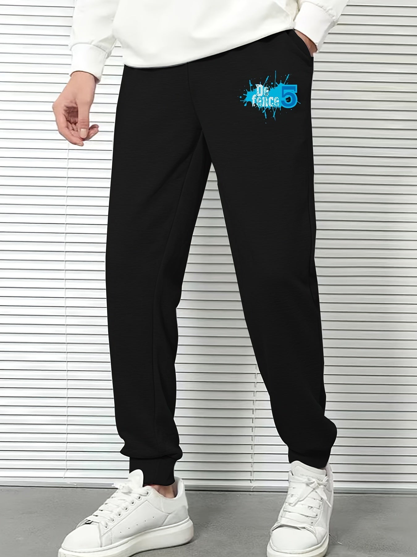 Men's Graphic Print Drawstring Sweatpants