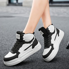 Chunky Sneakers Medium Tube Sports Shoes Women's Footwear