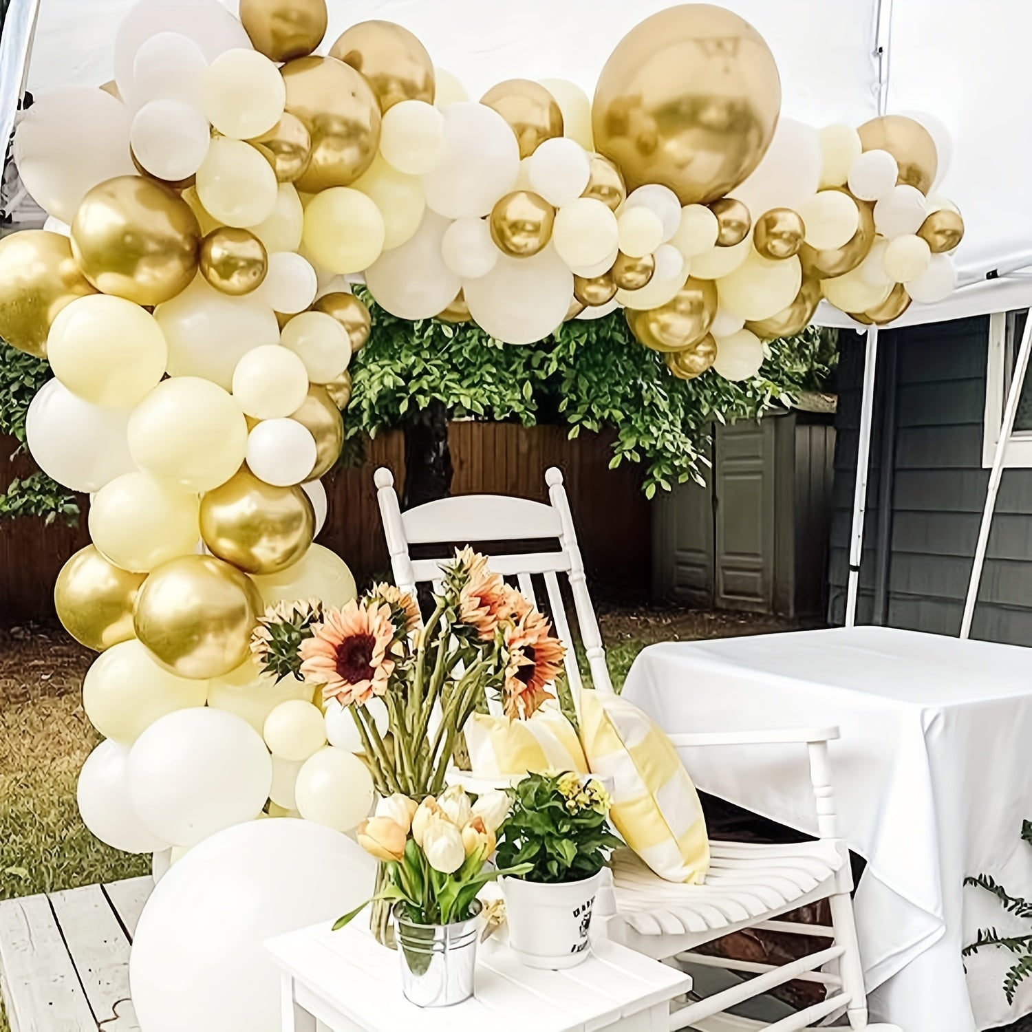 Pastel Yellow Balloons Assortment for Garland Arch - 87pcs
