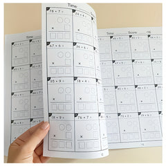 YUYNLEP 2D Multiplication Workbook with Daily Timed Math Tests