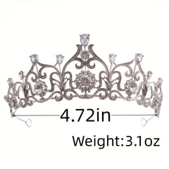 Wedding Crown For Bride Tiaras Rhinestone Hair Jewelry Crystal Hair Accessories