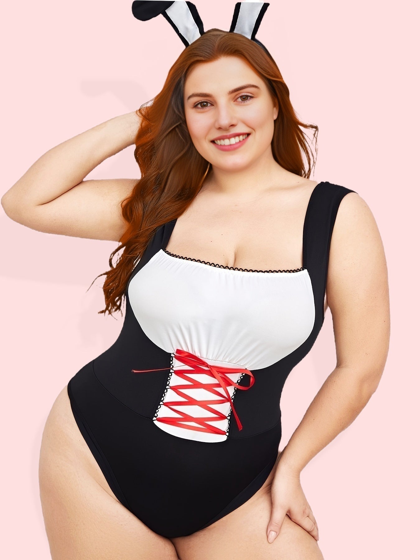 Colorblock Criss Cross Bodysuit