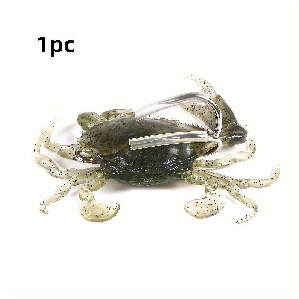 3pcs Bionic Soft Bait 19g Crab Bait for Sea Fishing Tackle