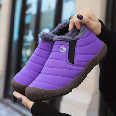 Women's Waterproof Snow Shoes Non Slip Hiking Boots