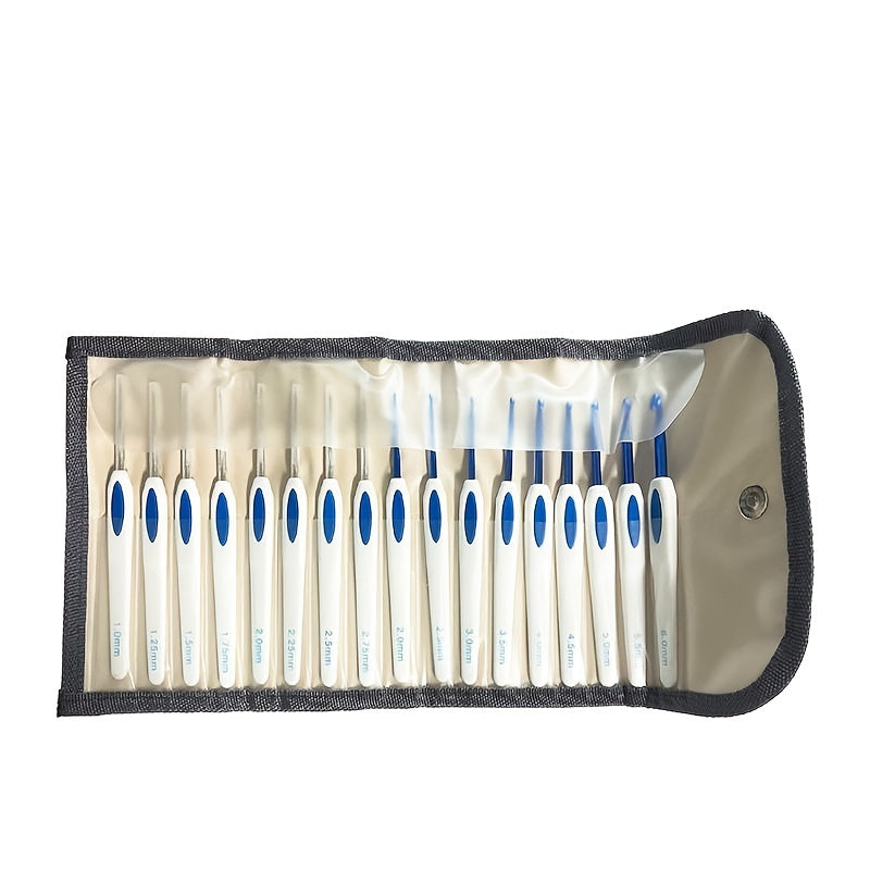 17pcs Chinese Porcelain Crochet Hook Lace Set For Arthritic Hands