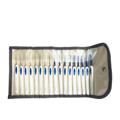 17pcs Chinese Porcelain Crochet Hook Lace Set For Arthritic Hands