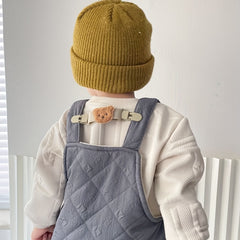 Kids Bear Strap Clip Baby Overalls Anti-slip Shoulder Clip