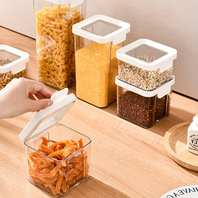 Food Organizer Kitchen Pantry Storage Jars with Lids Biscuit Tea Canister
