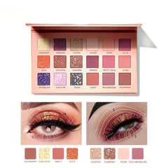 Matte Eyeshadow Palette Desert Highlighter 18 Colors