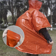 Cold Proof Emergency Raincoat for Camping Durable Aluminum Film Disposable