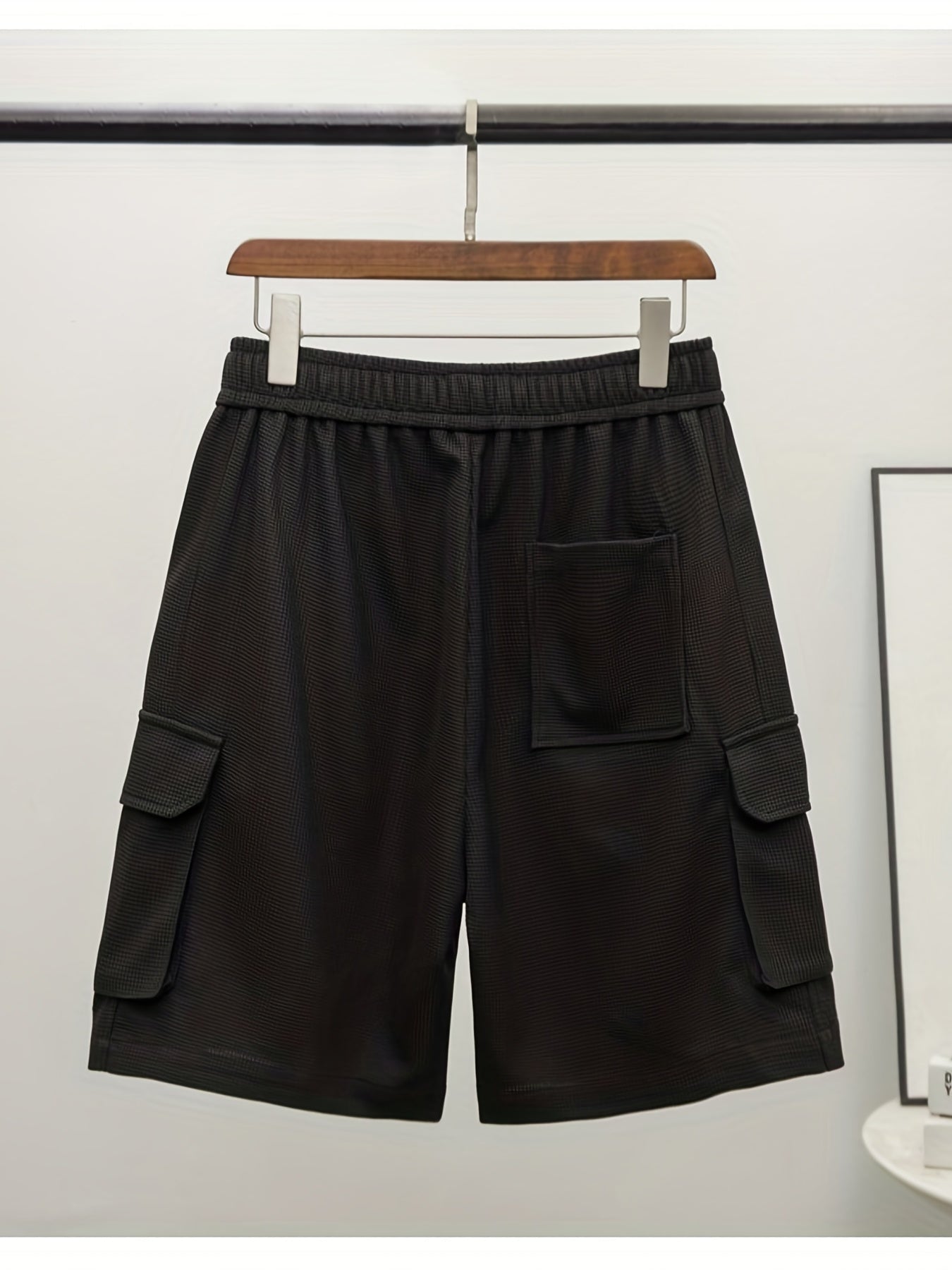 Men's Lightweight Cargo Shorts Drawstring Waist