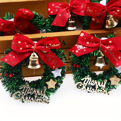 Dollhouse Christmas Decorations Toy House Scene Model Christmas Wreath