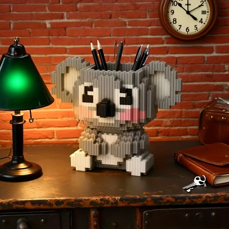 Koala Building Blocks Pen Holder Toy - Ideal Gift for All Occasions