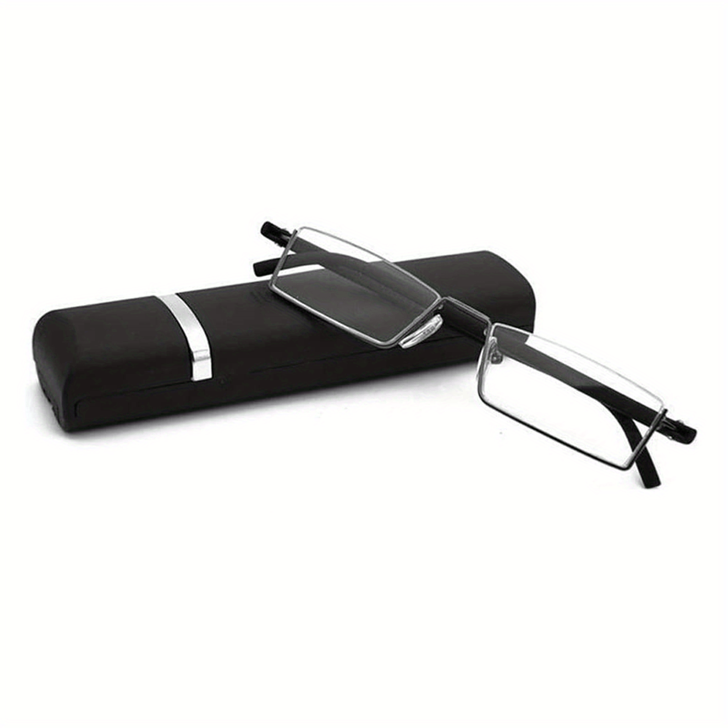 Half Frame Reading Glasses For Men Women Lightweight Metal Readers
