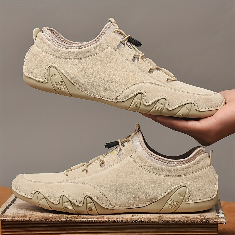Men's Breathable Casual Shoes with Lace Buckle