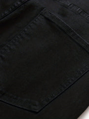 Men's Slim Fit Cargo Denim Jeans With Pockets