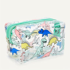 Dinosaur Print Makeup Bag Toiletry Bag Travel Cosmetic Pur
