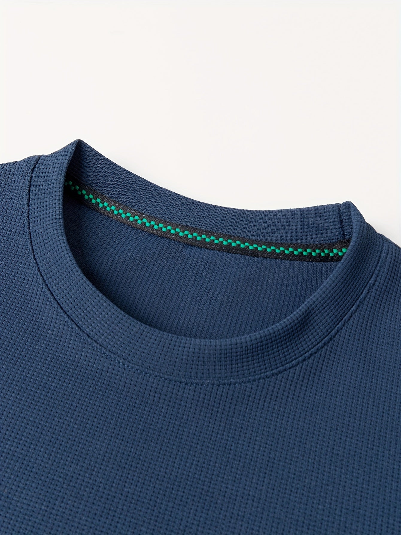 Men's Crew Neck Pullover Solid Sweatshirt for Spring Fall