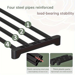 1pc Layer Shoe Rack Household Floor Standing Large Capacity Shoe Storage