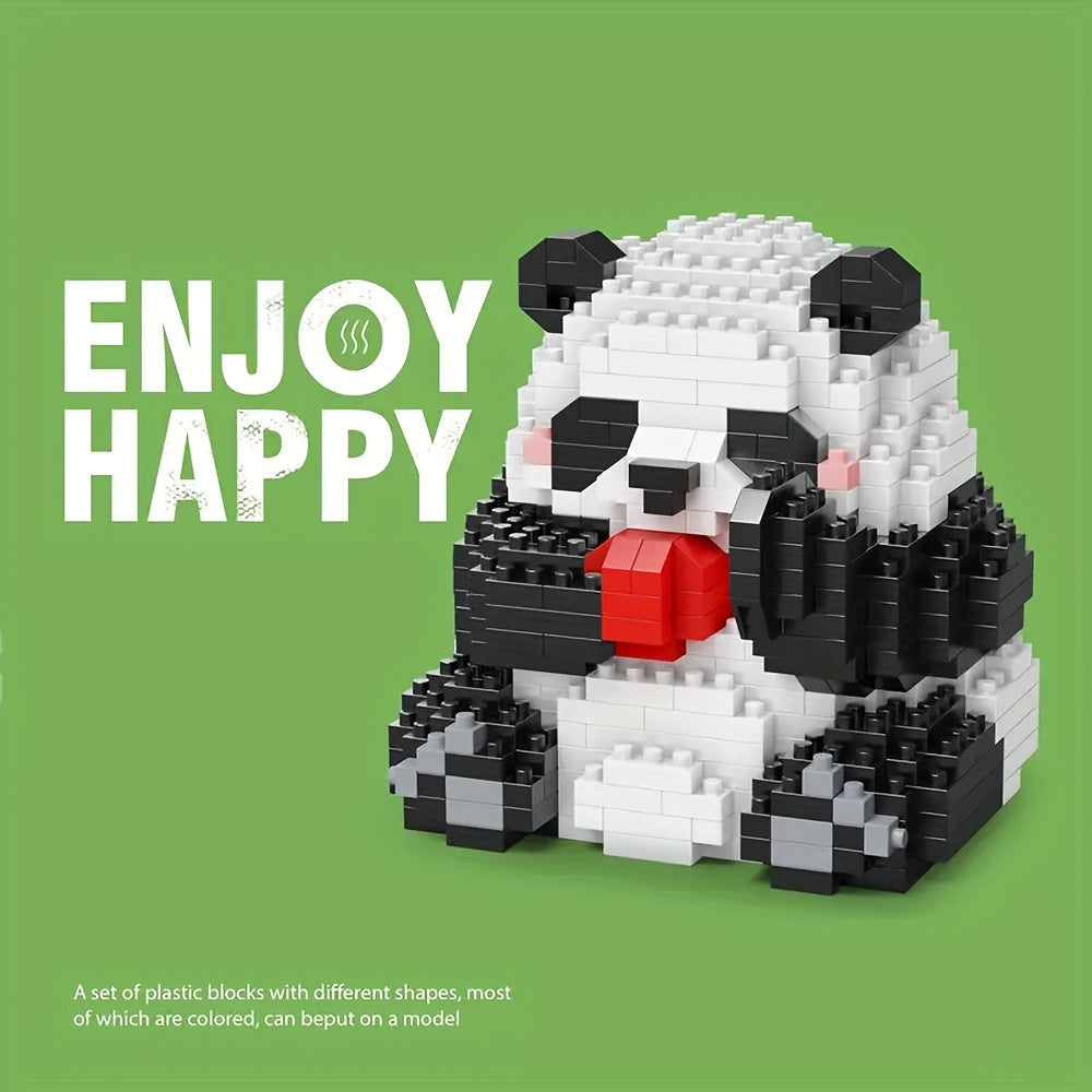 Big Panda Orchid Flowers Micro Building Blocks Educational Toy