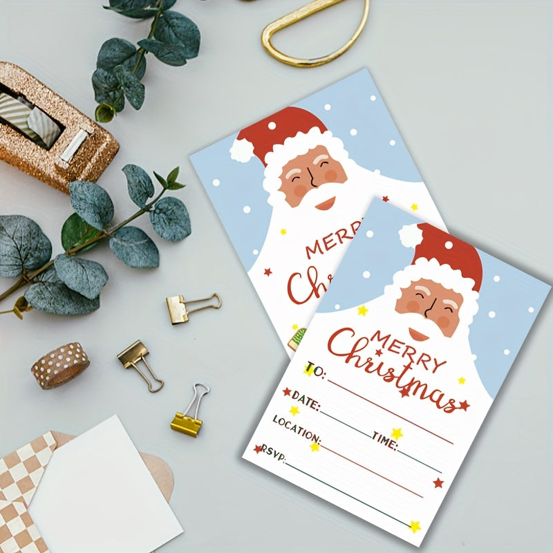 Christmas Invitation Card Merry Christmas Decoration Props Party Blessing Card