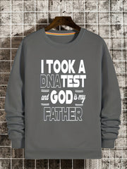 God Is My Father Sweatshirt Men's Graphic Pullover Sweats