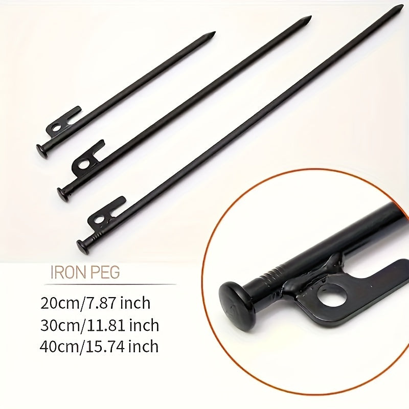 2pcs Camping Ground Nails Steel Ground Nails