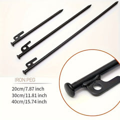 2pcs Camping Ground Nails Steel Ground Nails