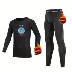 2pcs Kids Cartoon Monster Compression Sets