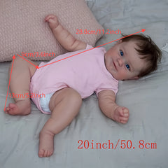 50 8 Cm Reborn Dolls Waterproof Realistic Doll Full Vinyl Body