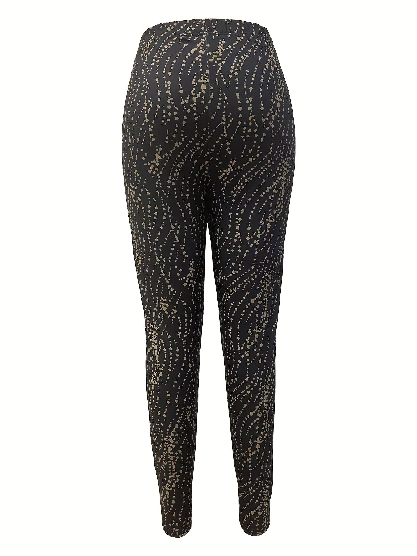 Random Print High Rise Leggings