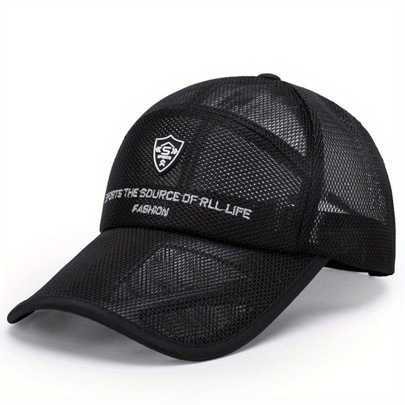 Mesh Breathable Sunscreen Baseball Cap for Outdoor Fishing