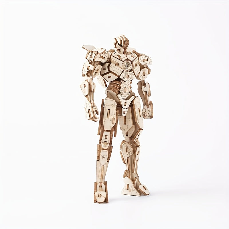 Wooden Steel Soldier DIY Assembly Puzzle Board Toy Gift