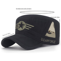 Camo Military Tactical Flat Cap Lightweight Sun Hat