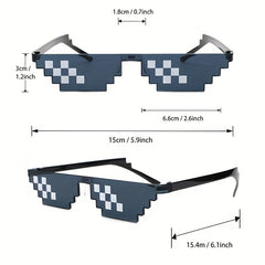 Thug Life Cat Eyeglasses Y2K Hip Hop Sunshade Eyewear