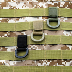 Tactical Nylon Webbing Buckle D-shaped Metal Buckle Outdoor Camping Hiking