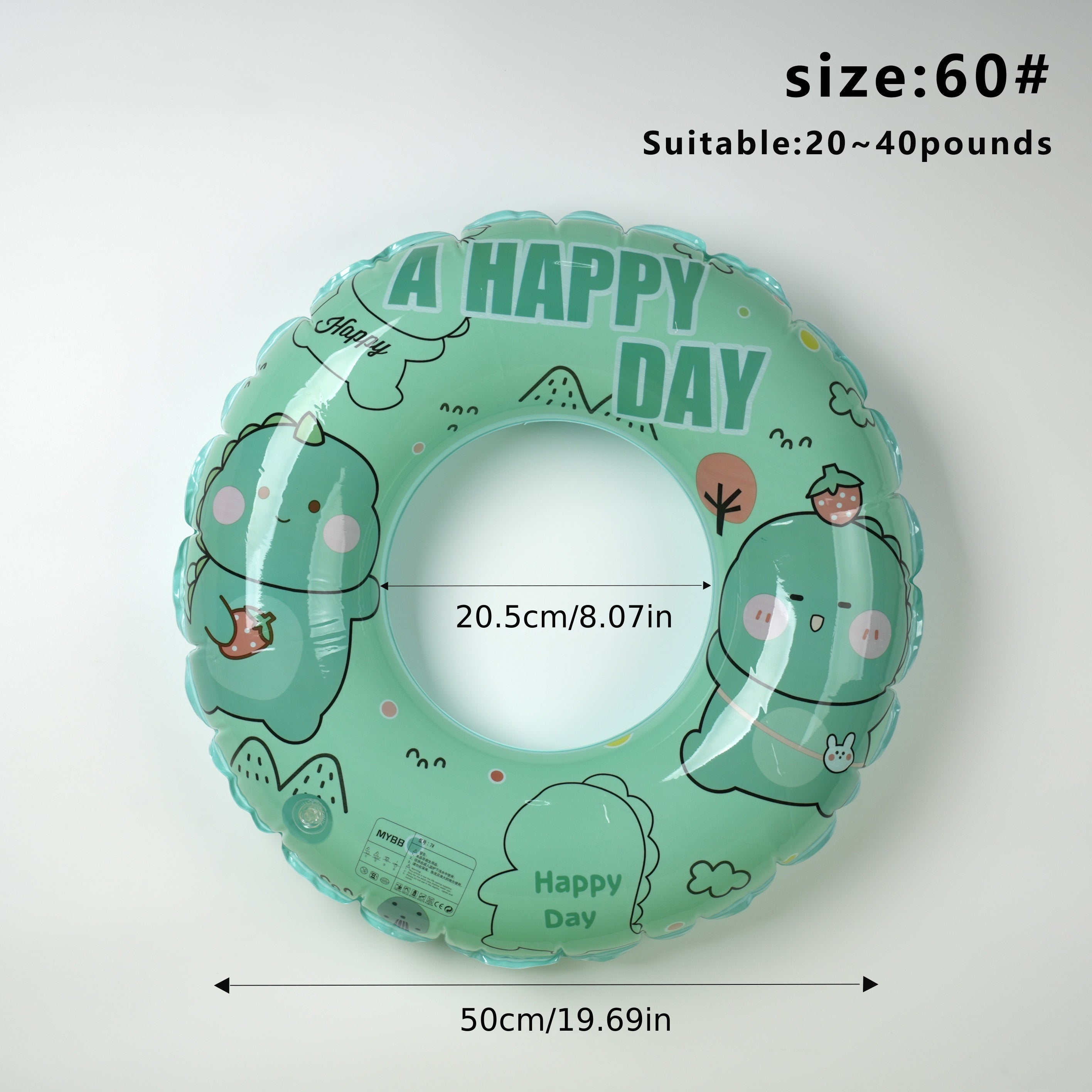 Inflatable Swimming Ring for Adults, Thicken Life Buoys, Sit On Armpits, Women