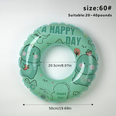 Inflatable Swimming Ring for Adults, Thicken Life Buoys, Sit On Armpits, Women