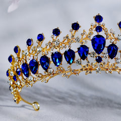 Crystal Tiara Rhinestone Crown Princess Tiaras for Wedding Prom Birthday Party