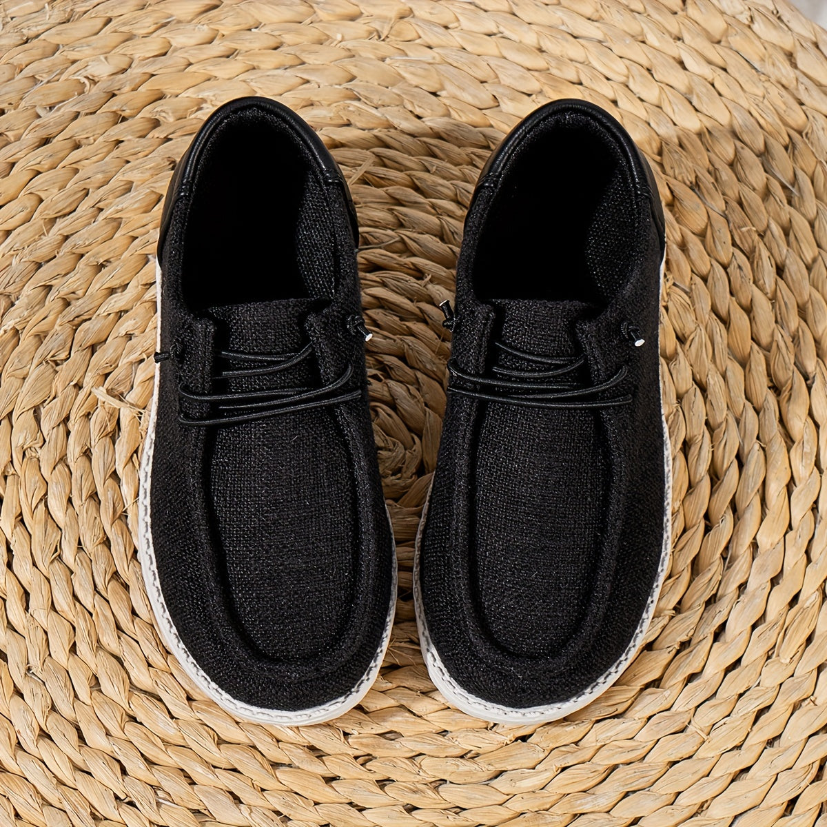 Boys Casual Canvas Lace Up Sneakers for Spring and Autumn