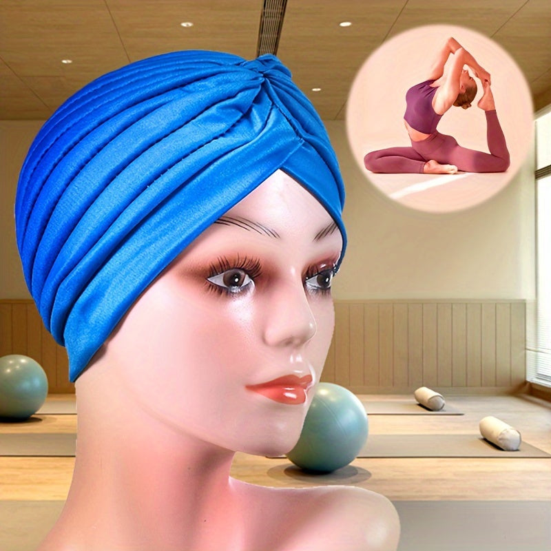Women Chemo Hat Turban Beanie Pre Tied Twisted Braid Hair Cover