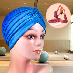 Women Chemo Hat Turban Beanie Pre Tied Twisted Braid Hair Cover
