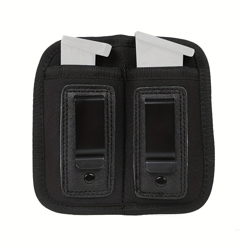 Tactical Double Magazine Pouch for Walkie Talkie, Flashlight, Phone