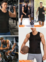 Men's Neoprene Sauna Belt Waist Trainer for Workout Weight Loss