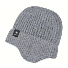 Men's Winter Knitted Hat Plus Velvet Thickened Ear Protection Beanie